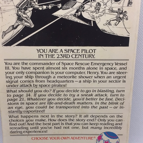 Choose Your Own Adventure #22 Space Patrol 1980’s - Picture 4 of 8